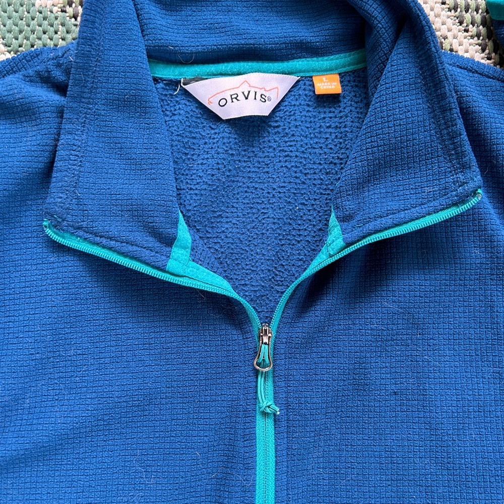 Orvis Blue Fleece Jacket